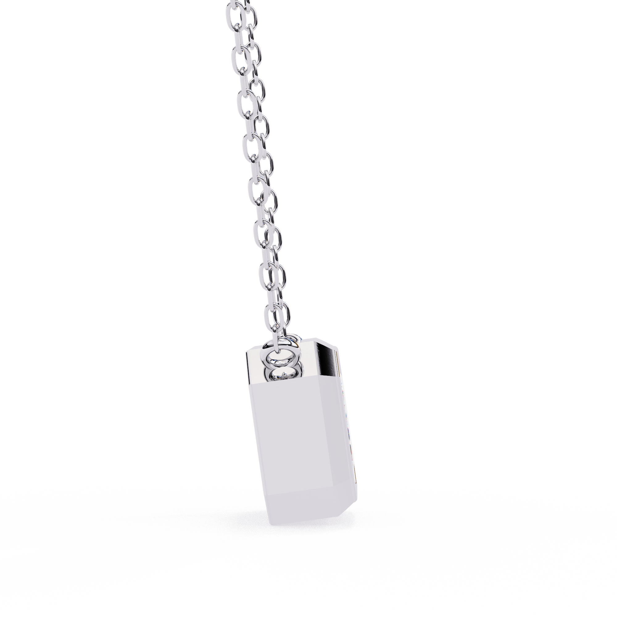 18k Gold  Pendant With Fabulous Lab Grown Diamond