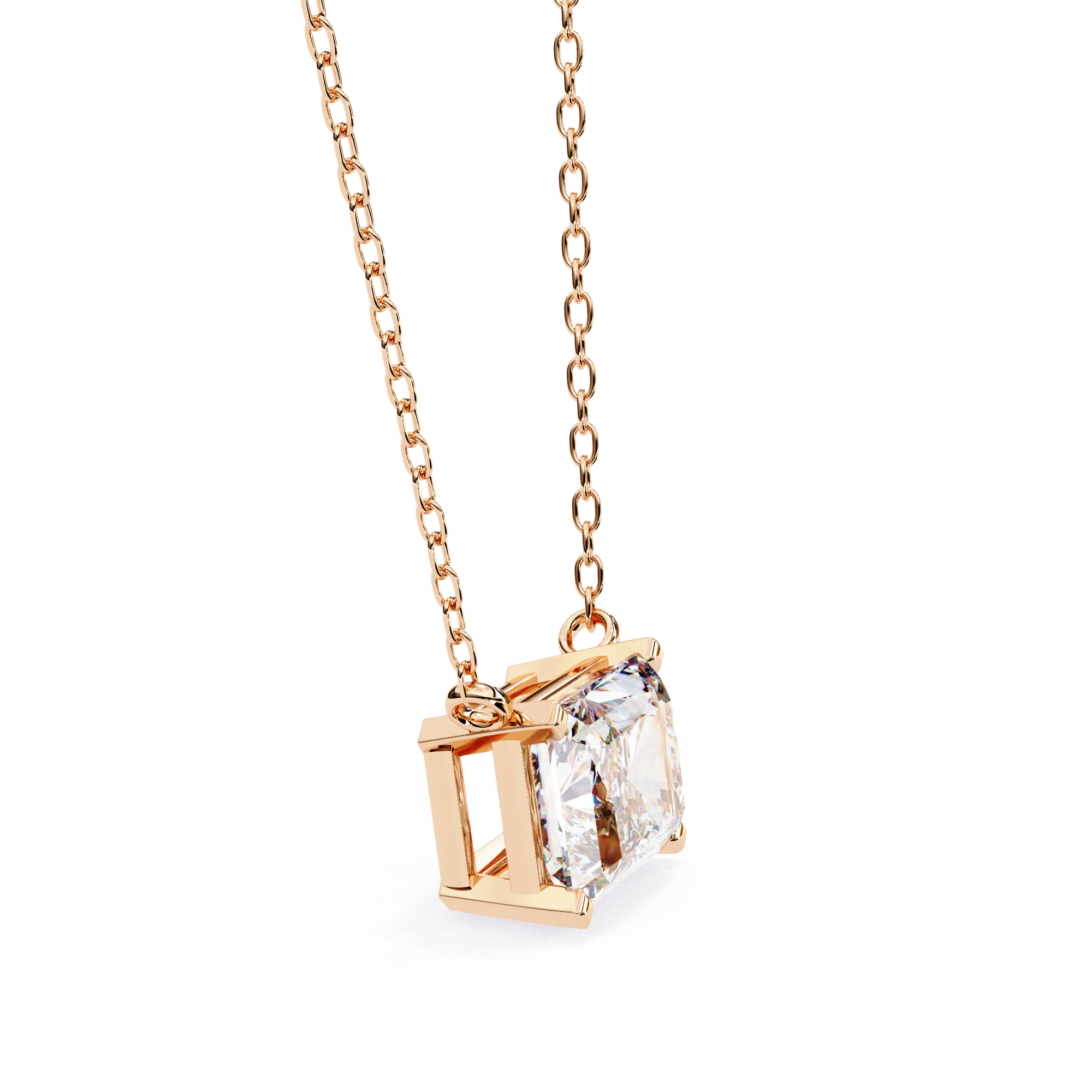 Pendant With Fabulous Lab Grown Diamond 18k Gold