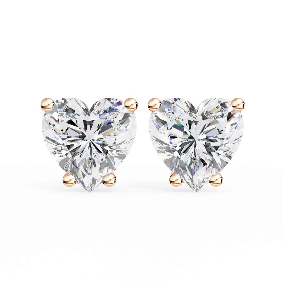 Beautiful 18K GOLD EARRING WITH LAB-GROWN DIAMOND.
