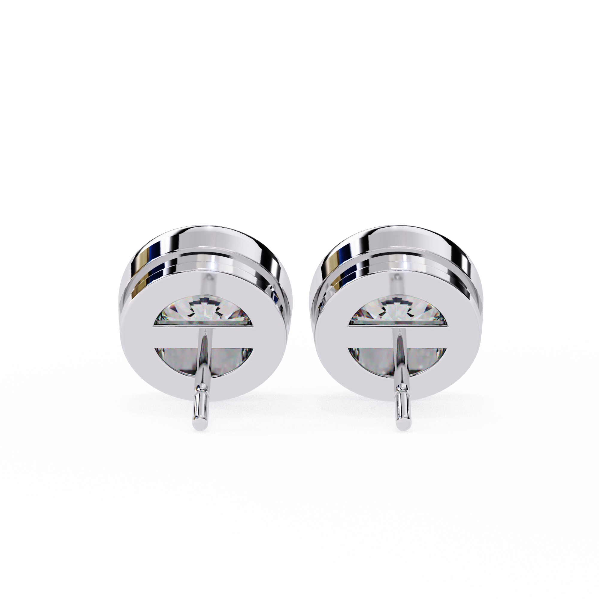 Unique 18K GOLD EARRING WITH LAB-GROWN DIAMOND.