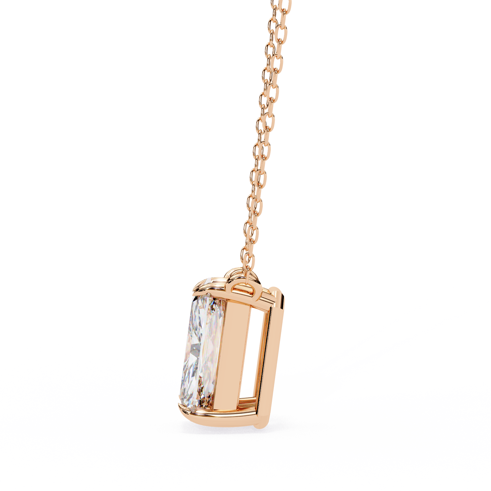 Women Pendant Fabulous Lab Grown Diamond  18k Gold
