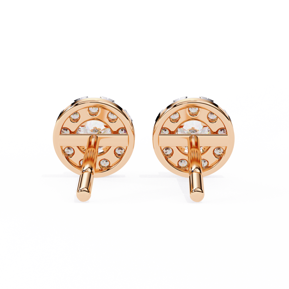 Unique 18K GOLD EARRING WITH LAB-GROWN DIAMOND.