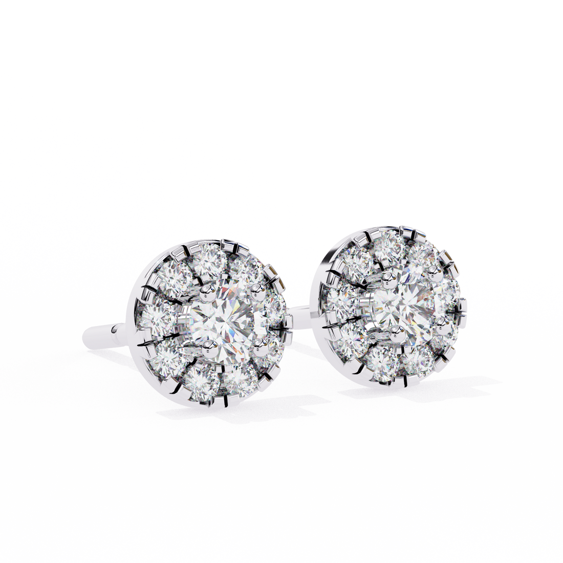 Unique 18K GOLD EARRING WITH LAB-GROWN DIAMOND.