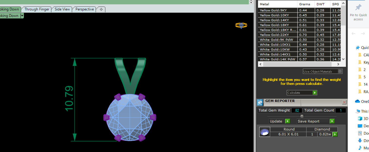 Fabulous Lab Grown Diamond Women Pendant  18k Gold