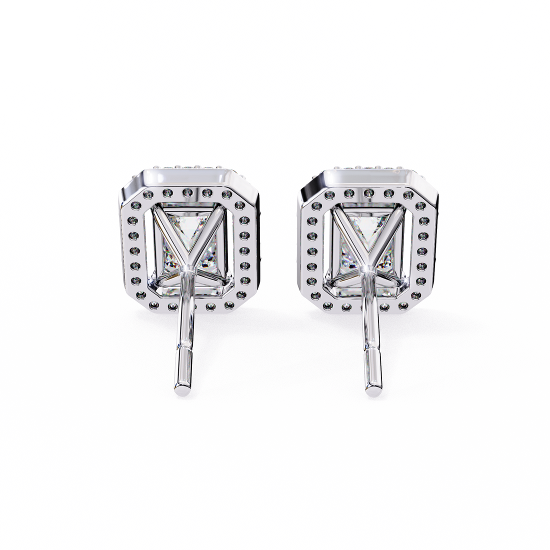 Unique 18K GOLD EARRING WITH LAB-GROWN DIAMOND.
