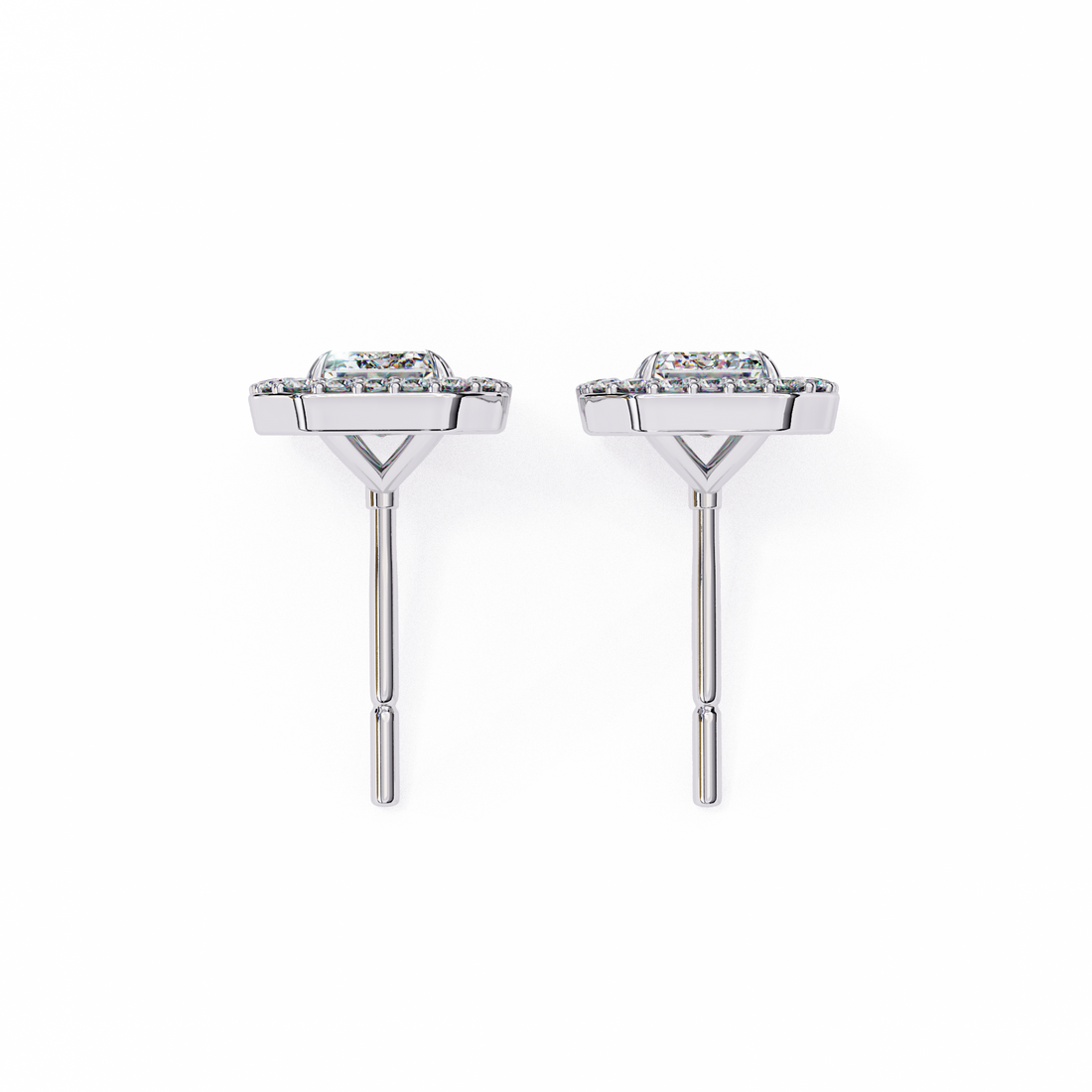 Unique 18K GOLD EARRING WITH LAB-GROWN DIAMOND.
