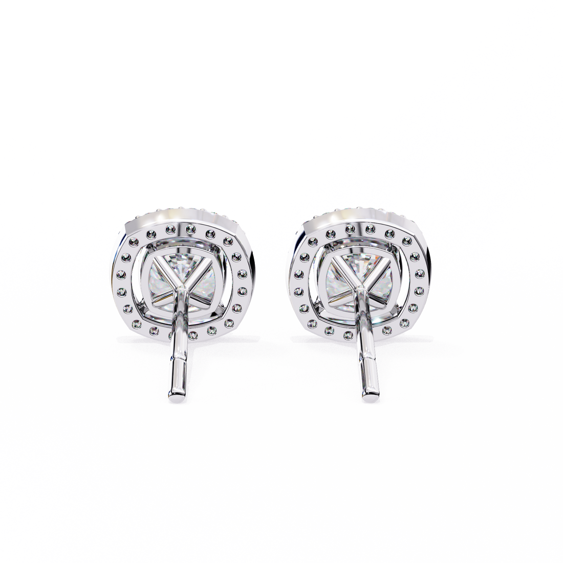 Unique 18K GOLD EARRING WITH LAB-GROWN DIAMOND.