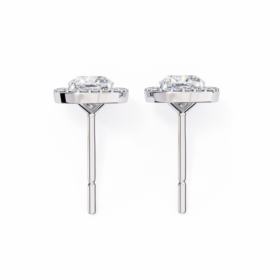 Unique 18K GOLD EARRING WITH LAB-GROWN DIAMOND.