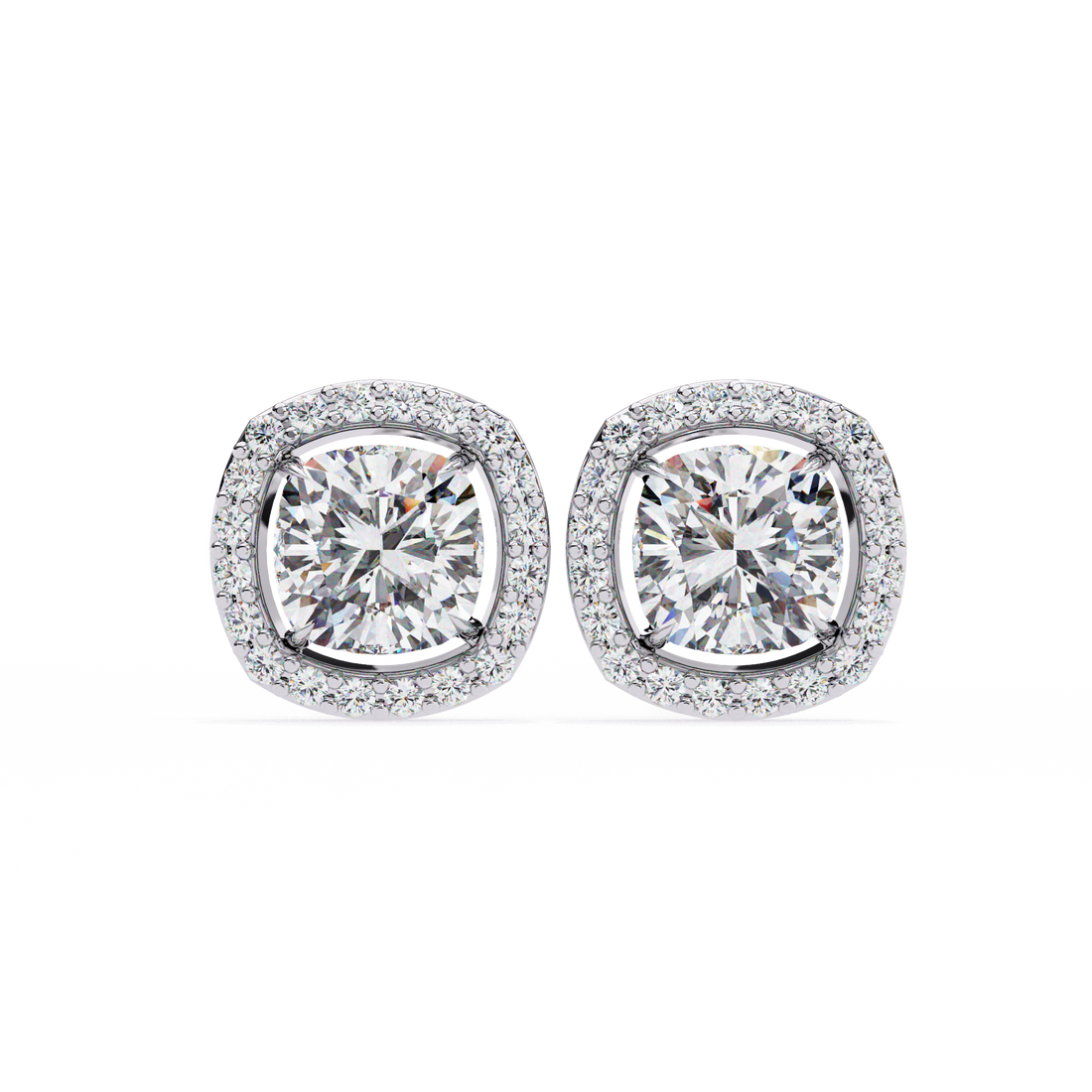 Unique 18K GOLD EARRING WITH LAB-GROWN DIAMOND.