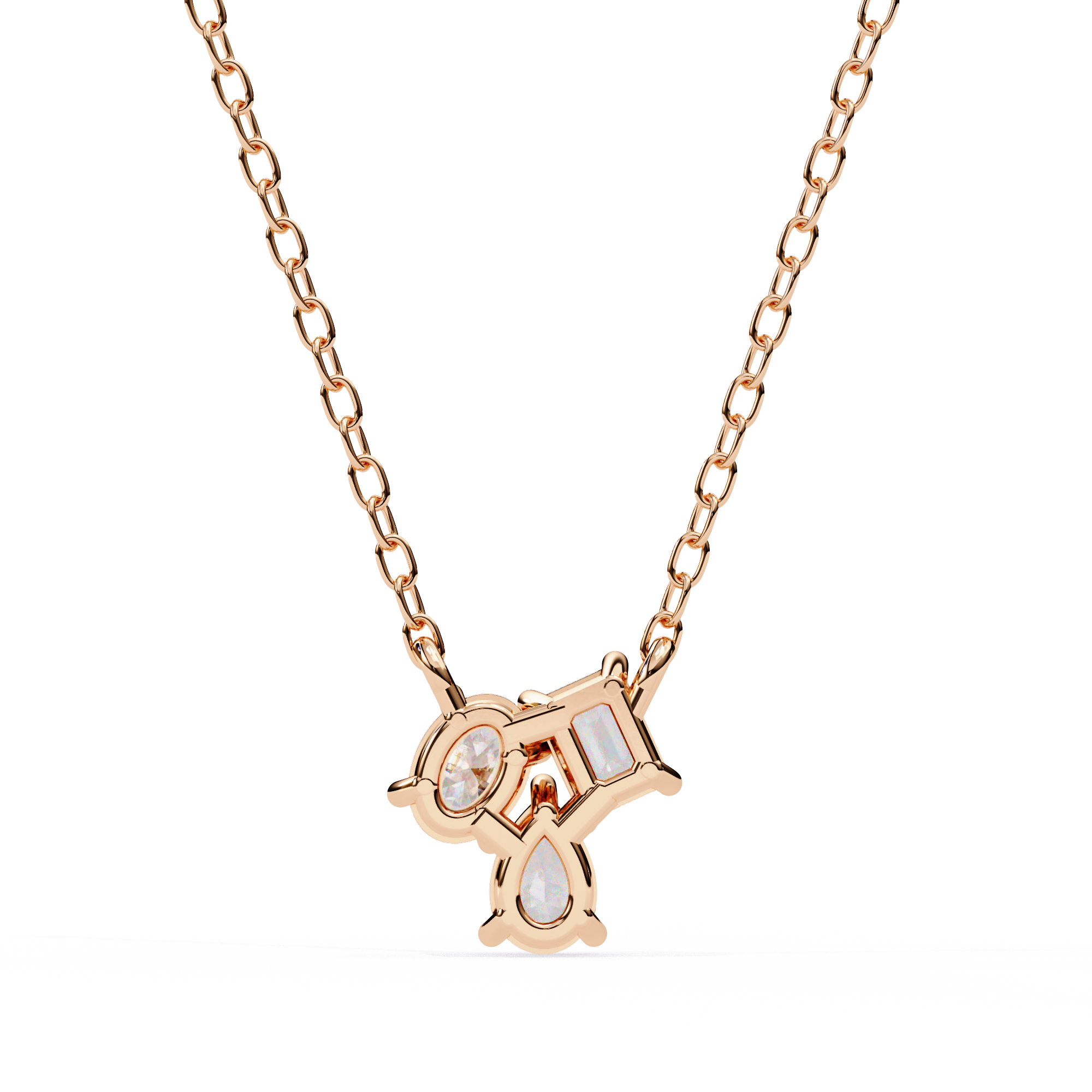 Fabulous Lab Grown Diamond Women Pendant  18k Gold