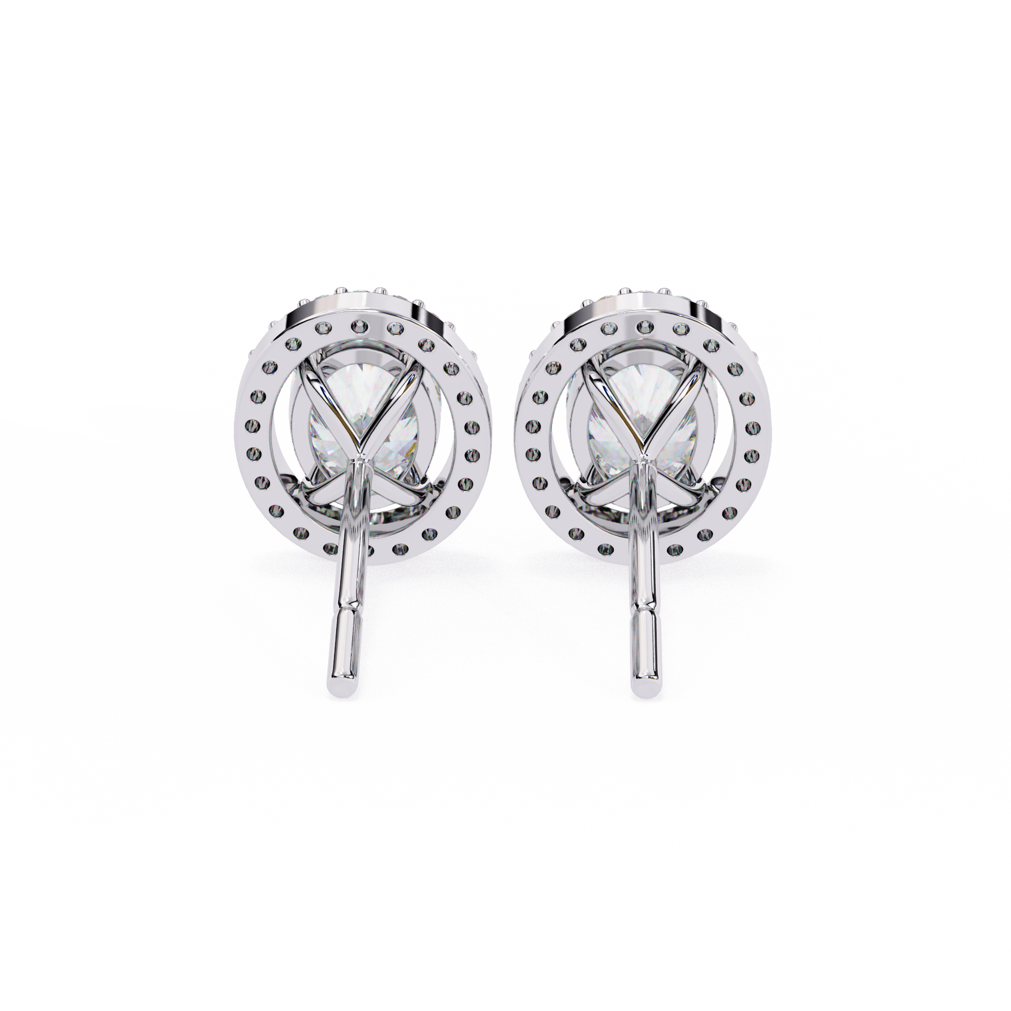 Unique 18K GOLD EARRING WITH LAB-GROWN DIAMOND.