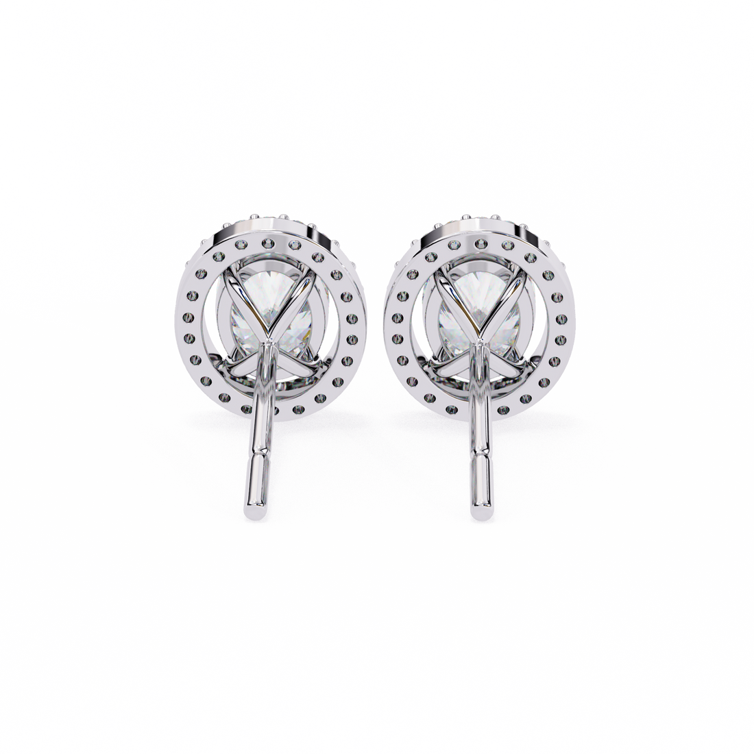Unique 18K GOLD EARRING WITH LAB-GROWN DIAMOND.