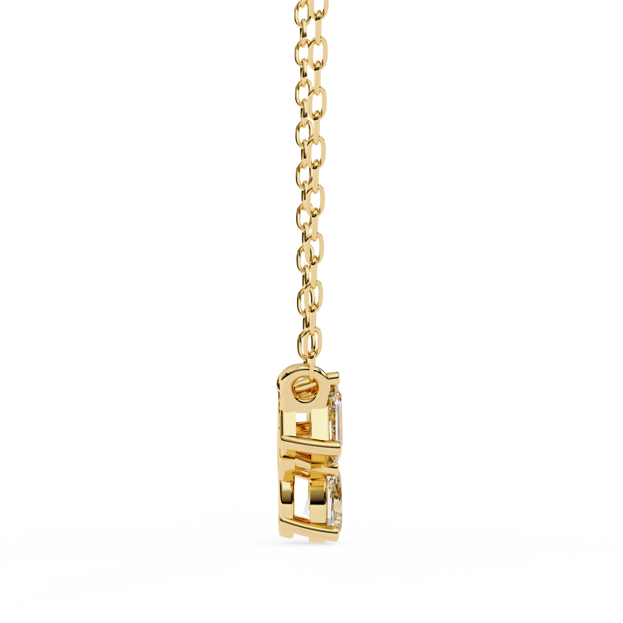 Fabulous Lab Grown Diamond Women Pendant  18k Gold