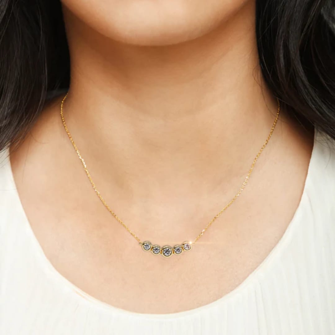 Lab Grown Diamond Fabulous Women Pendant  18k Gold