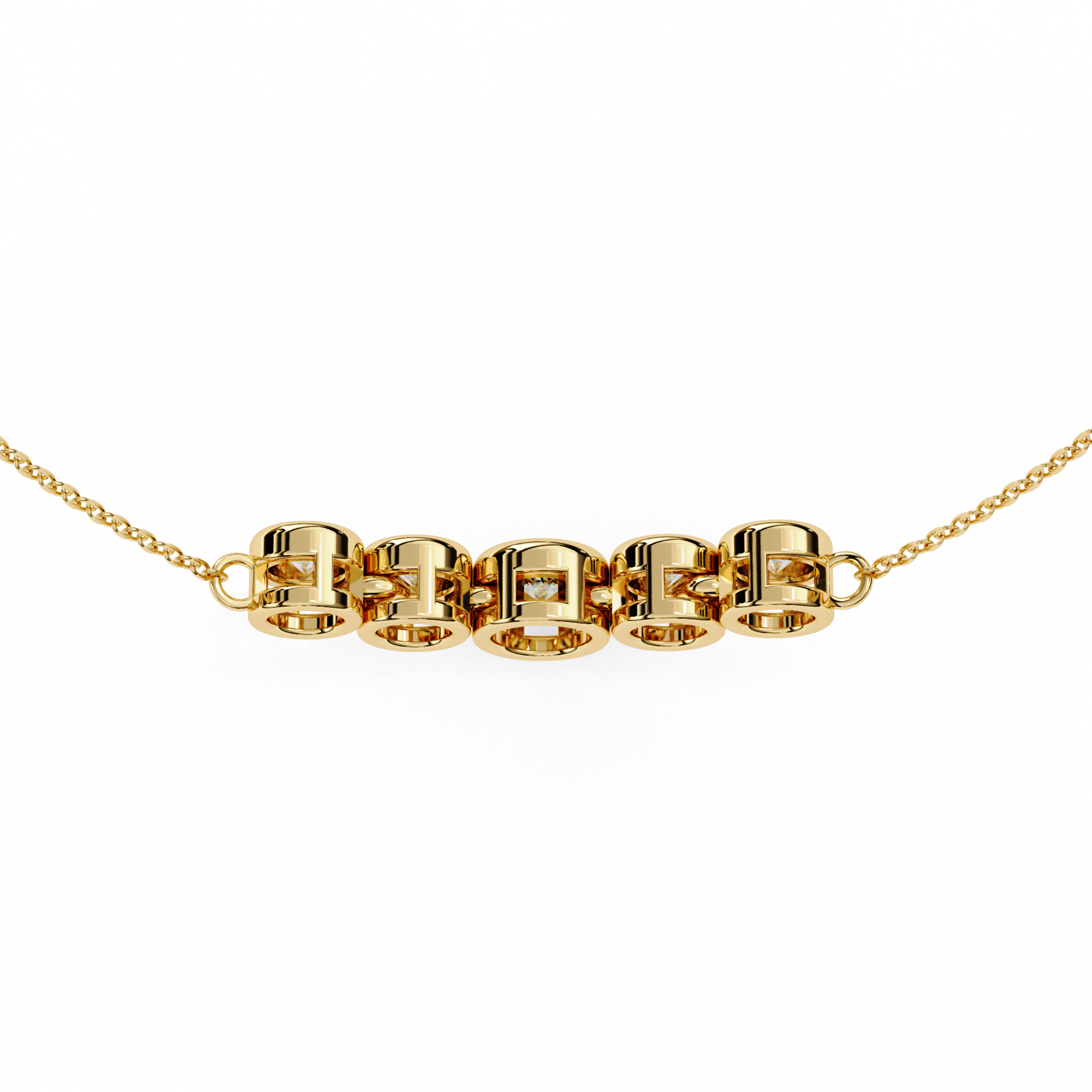 Lab Grown Diamond Fabulous Women Pendant  18k Gold