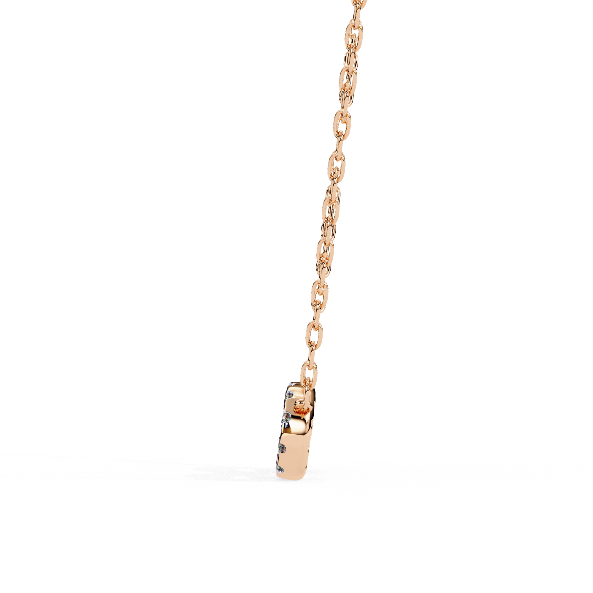 Lab Grown Diamond Fabulous Women Pendant  18k Gold