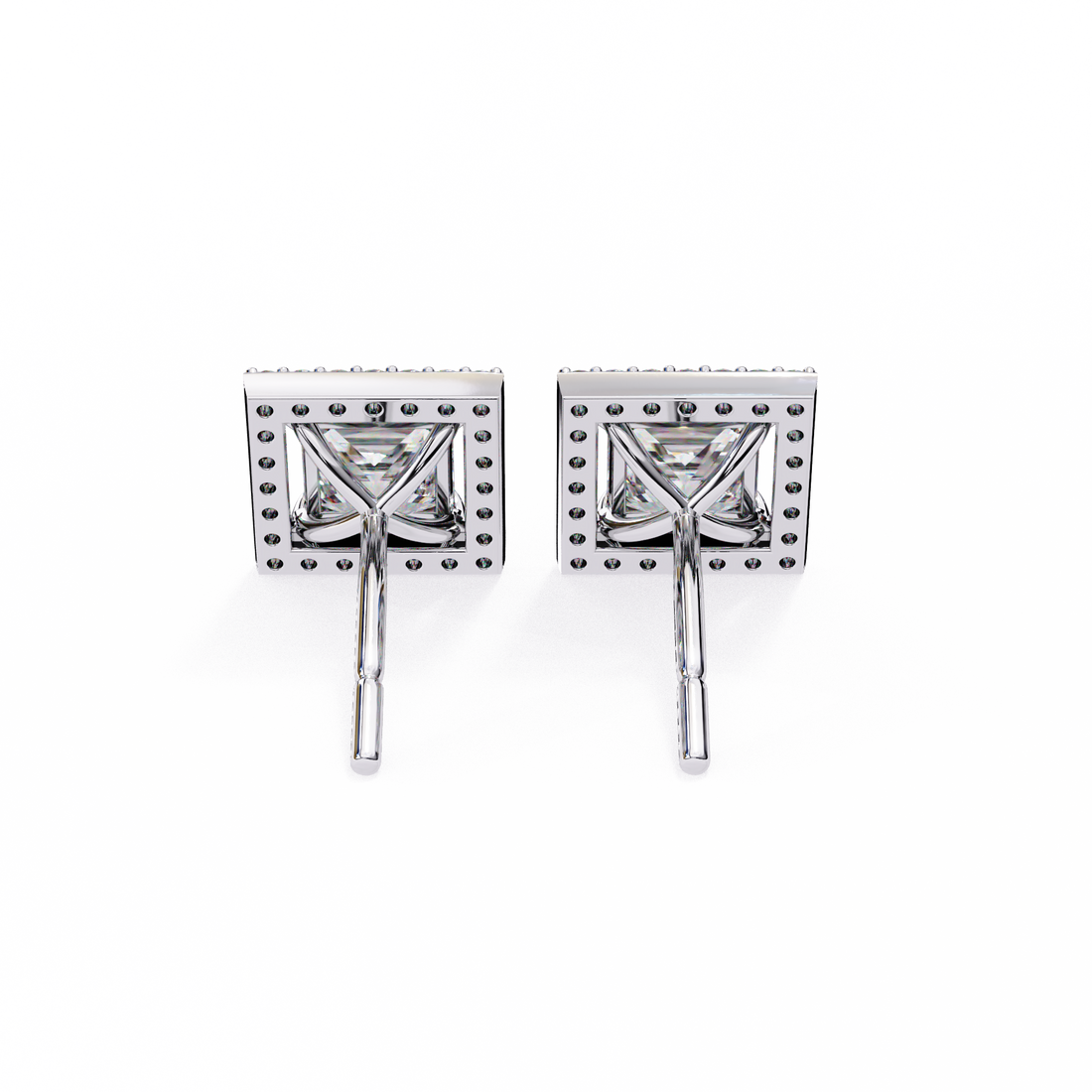 Unique 18K GOLD EARRING WITH LAB-GROWN DIAMOND.