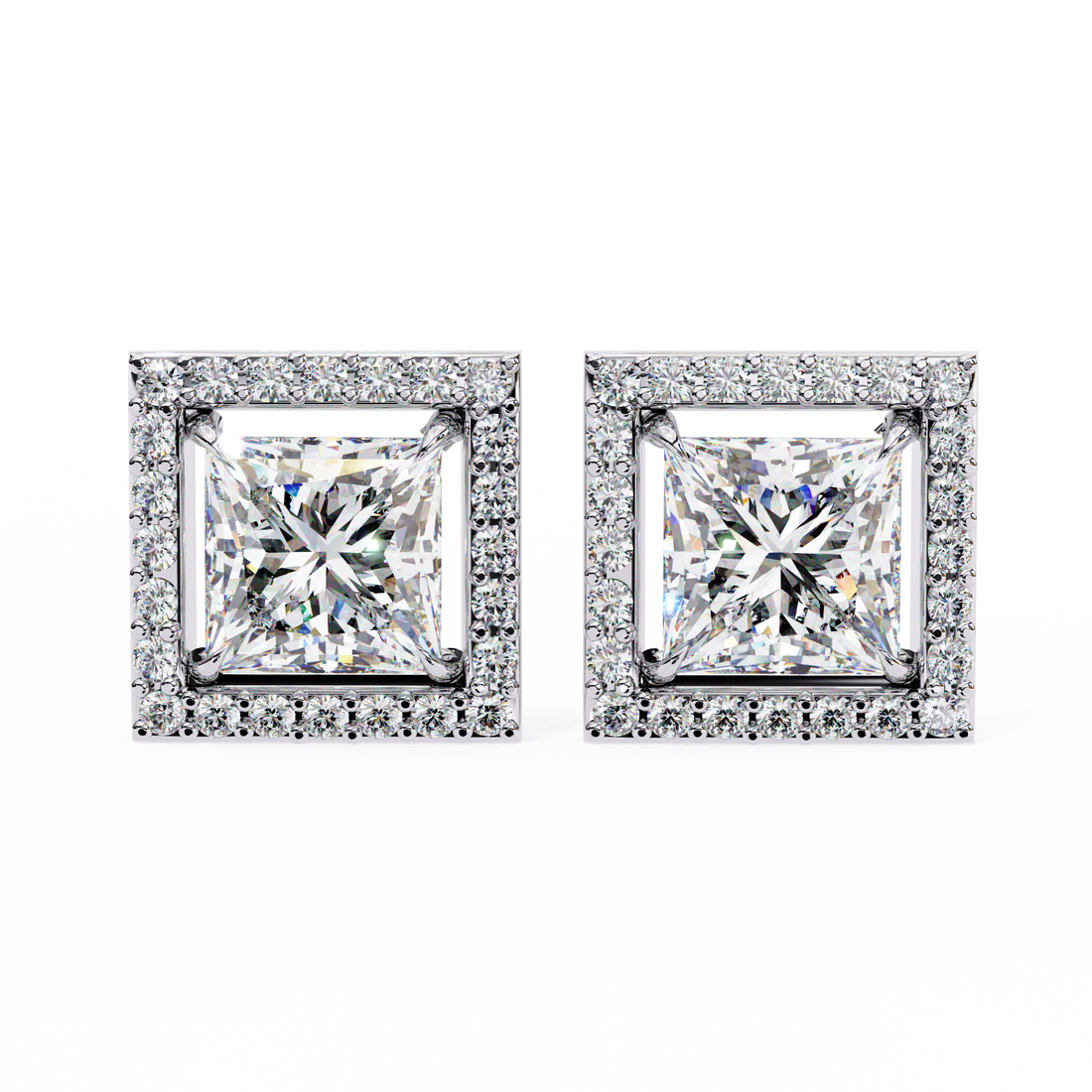 Unique 18K GOLD EARRING WITH LAB-GROWN DIAMOND.