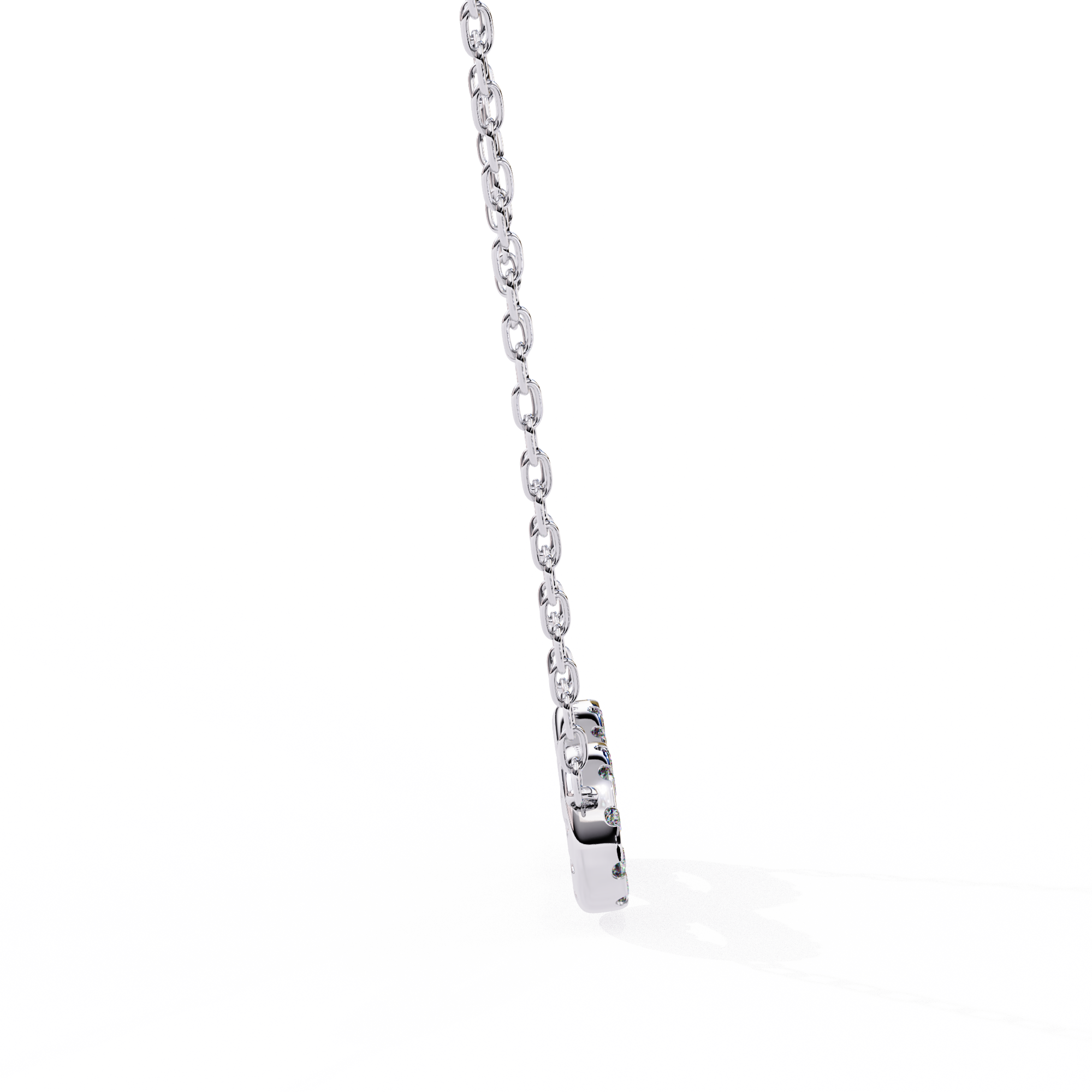 Lab Grown Diamond Fabulous Women Pendant  18k Gold