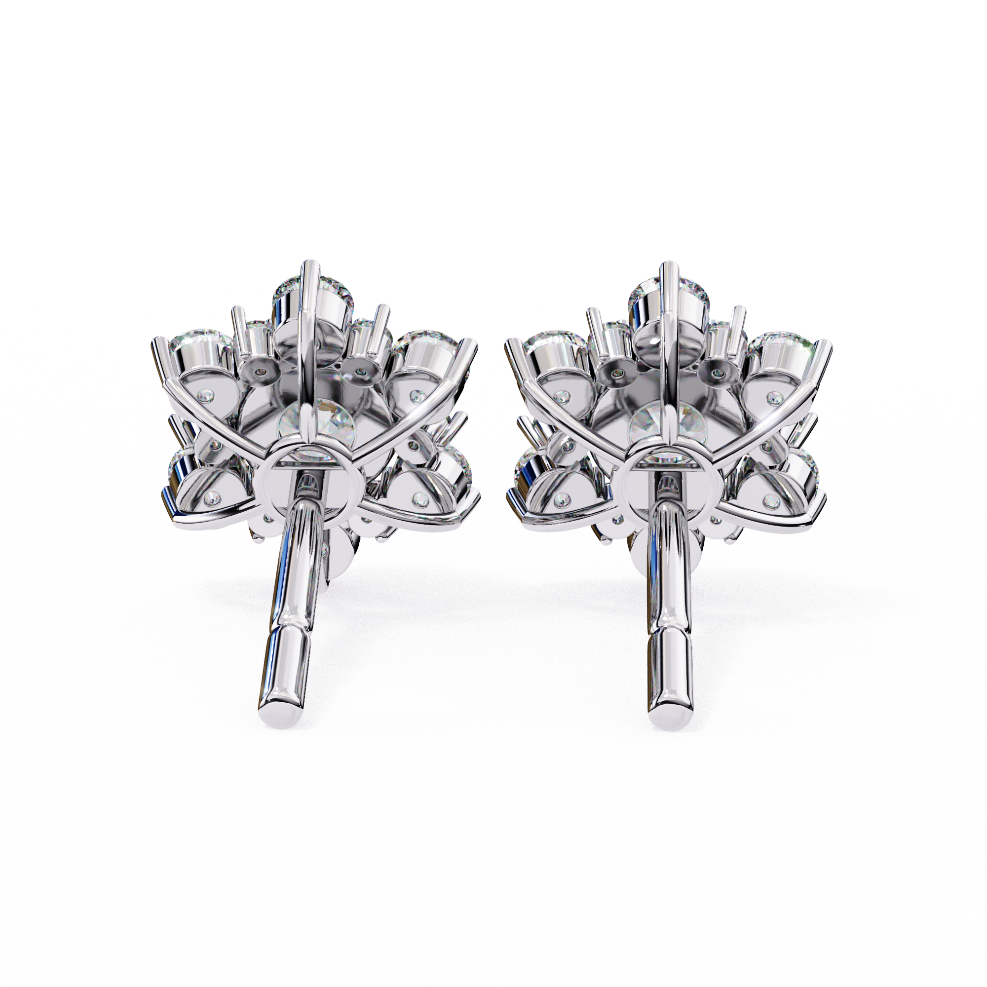 Unique 18K GOLD EARRING WITH LAB-GROWN DIAMOND.