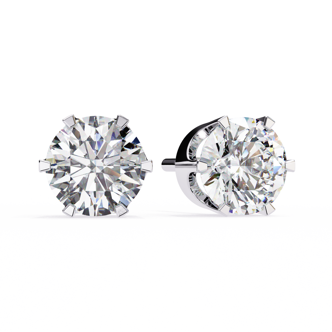 Unique 18K GOLD EARRING WITH LAB-GROWN DIAMOND.