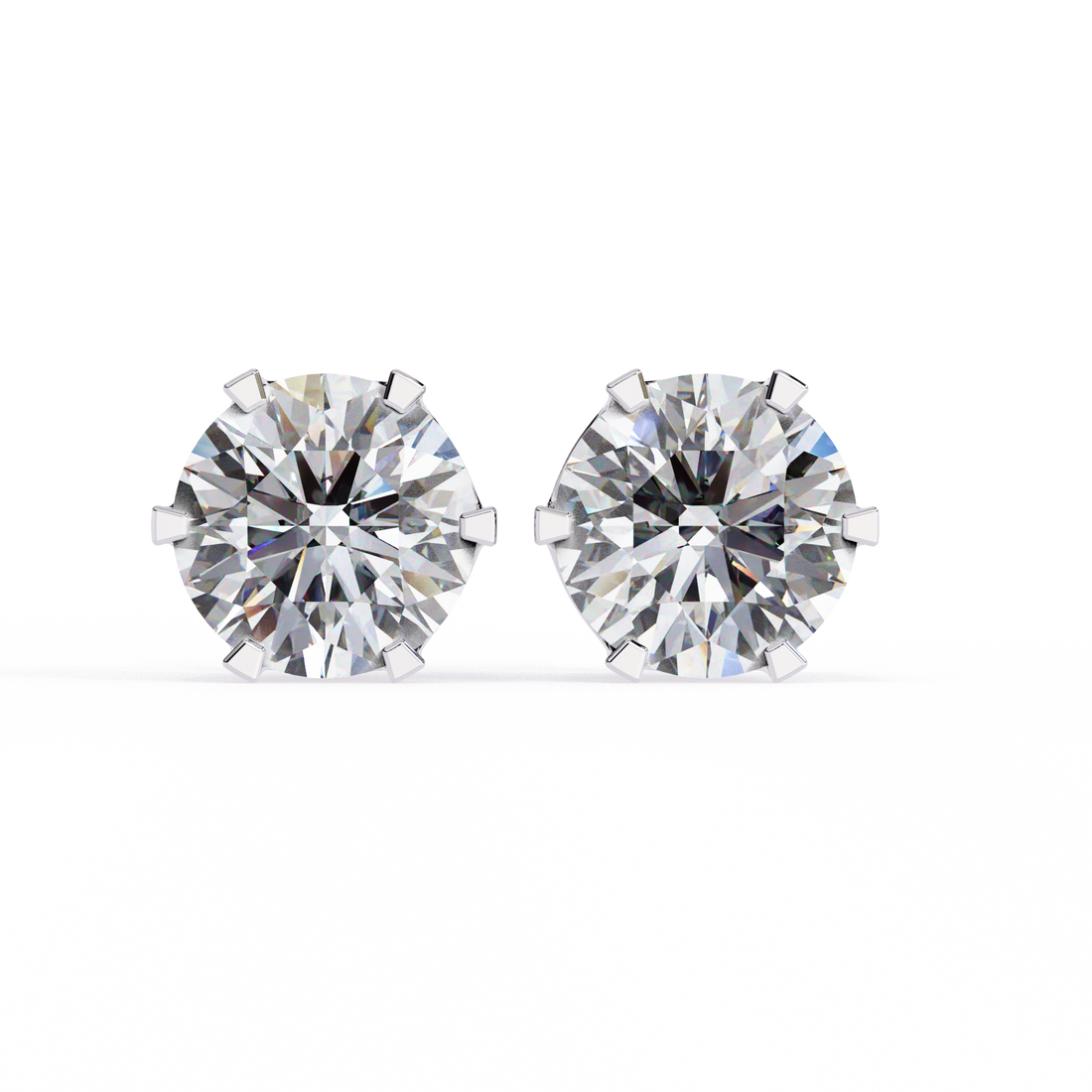 Unique 18K GOLD EARRING WITH LAB-GROWN DIAMOND.