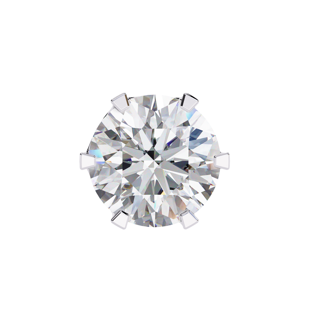 Unique 18K GOLD EARRING WITH LAB-GROWN DIAMOND.