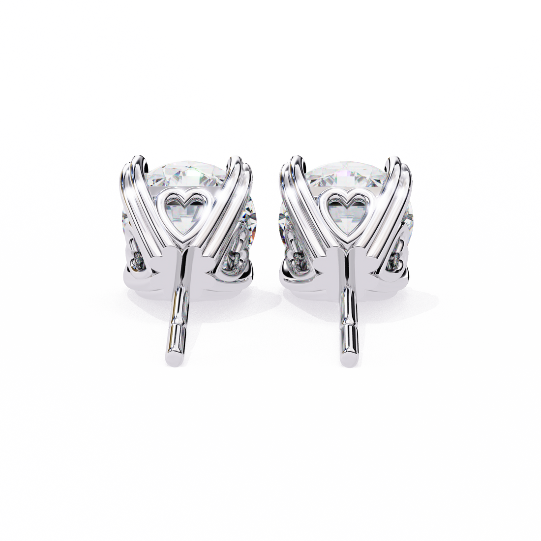 Unique 18K GOLD EARRING WITH LAB-GROWN DIAMOND.
