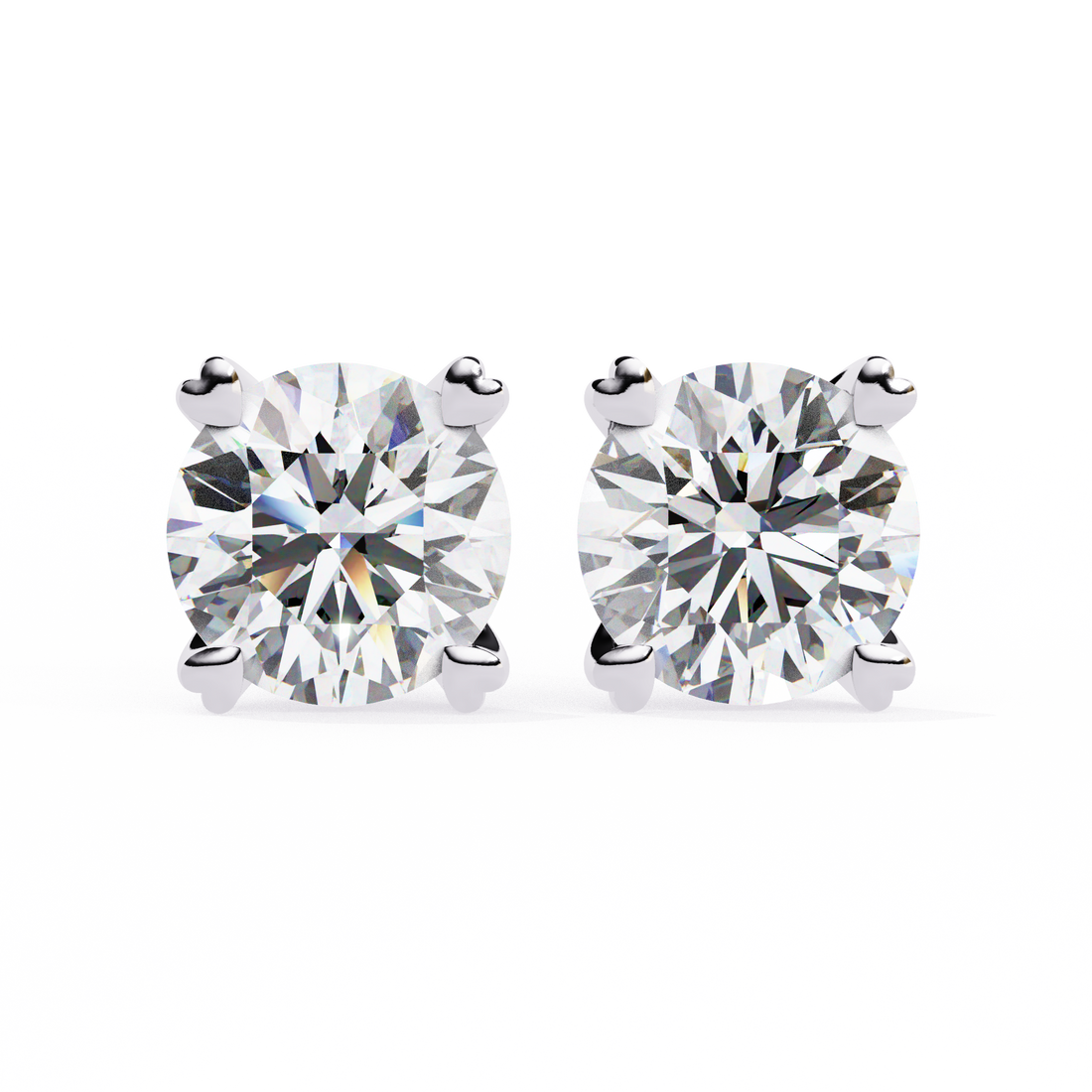 Unique 18K GOLD EARRING WITH LAB-GROWN DIAMOND.