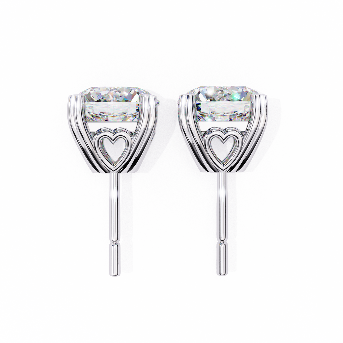Unique 18K GOLD EARRING WITH LAB-GROWN DIAMOND.