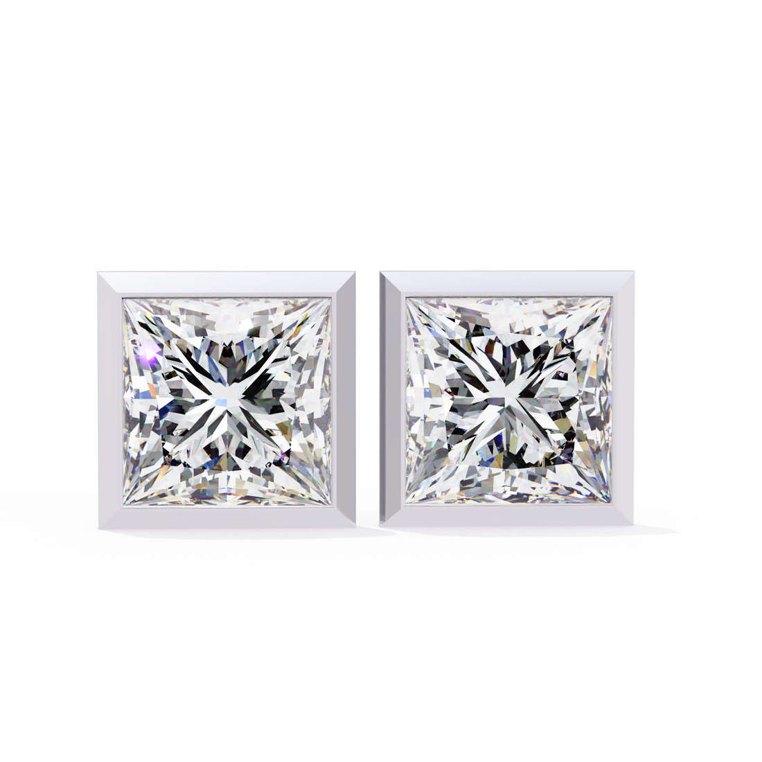 Unique 18K GOLD EARRING WITH LAB-GROWN DIAMOND.
