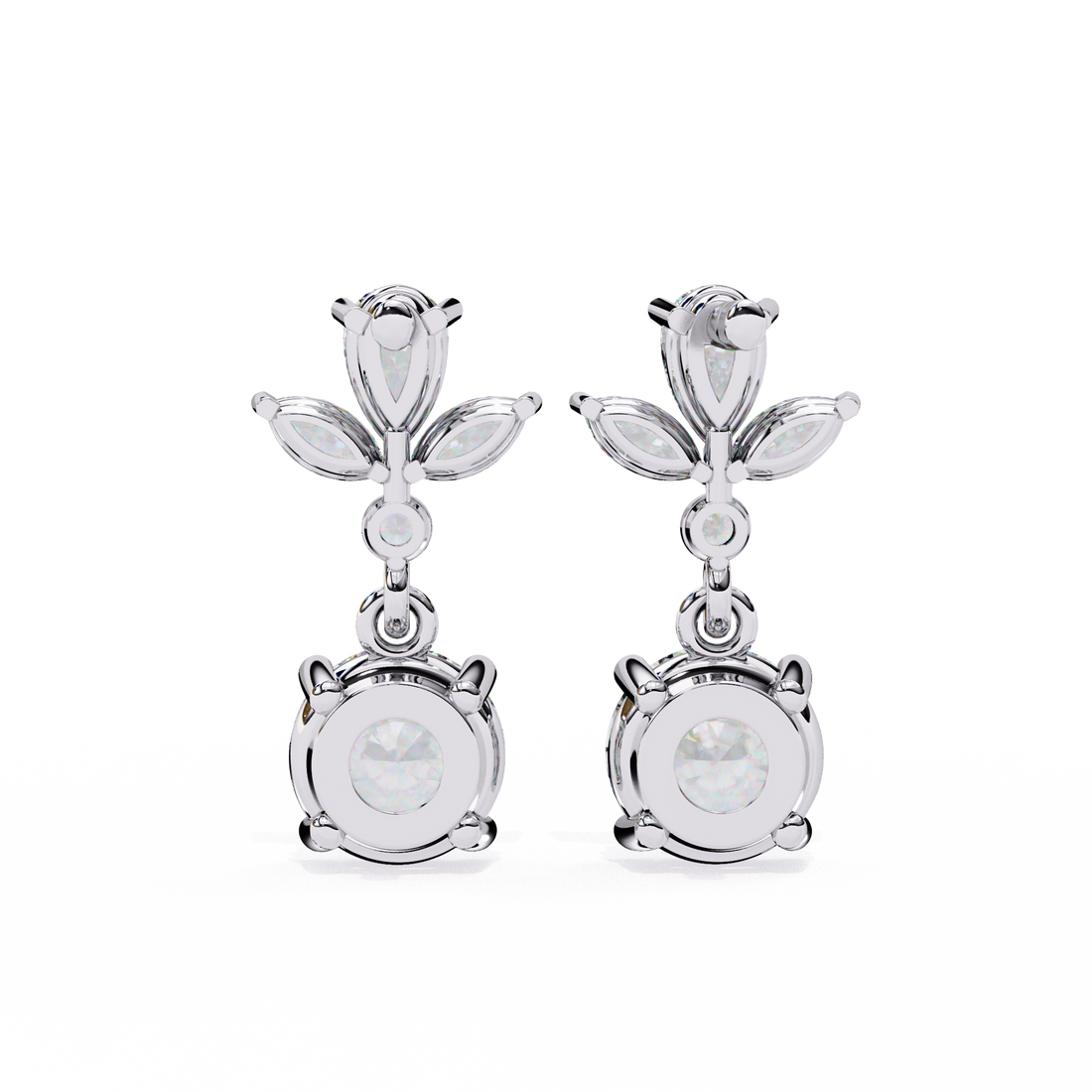 Unique 18K GOLD EARRING WITH LAB-GROWN DIAMOND.
