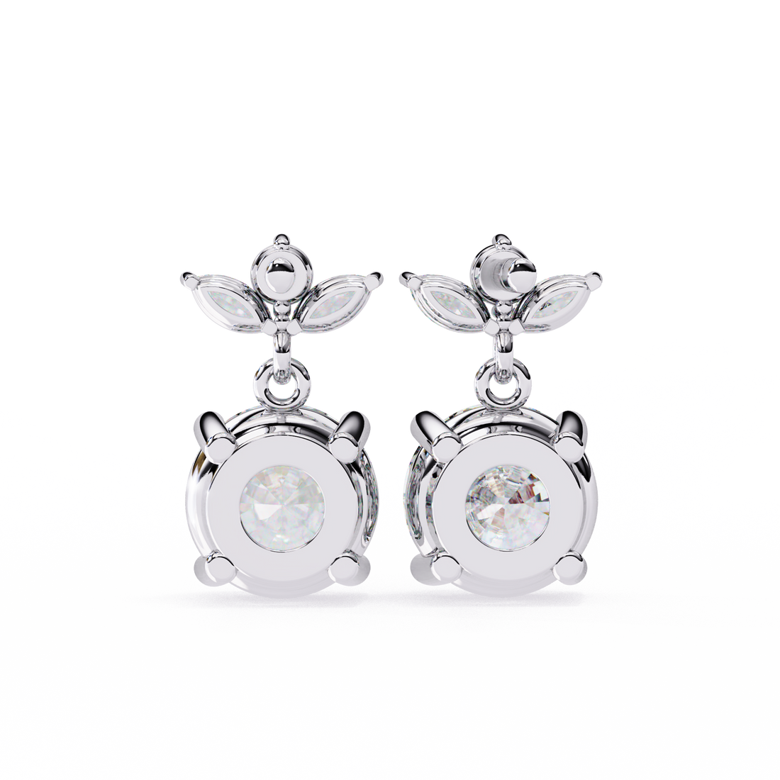 Unique 18K GOLD EARRING WITH LAB-GROWN DIAMOND.
