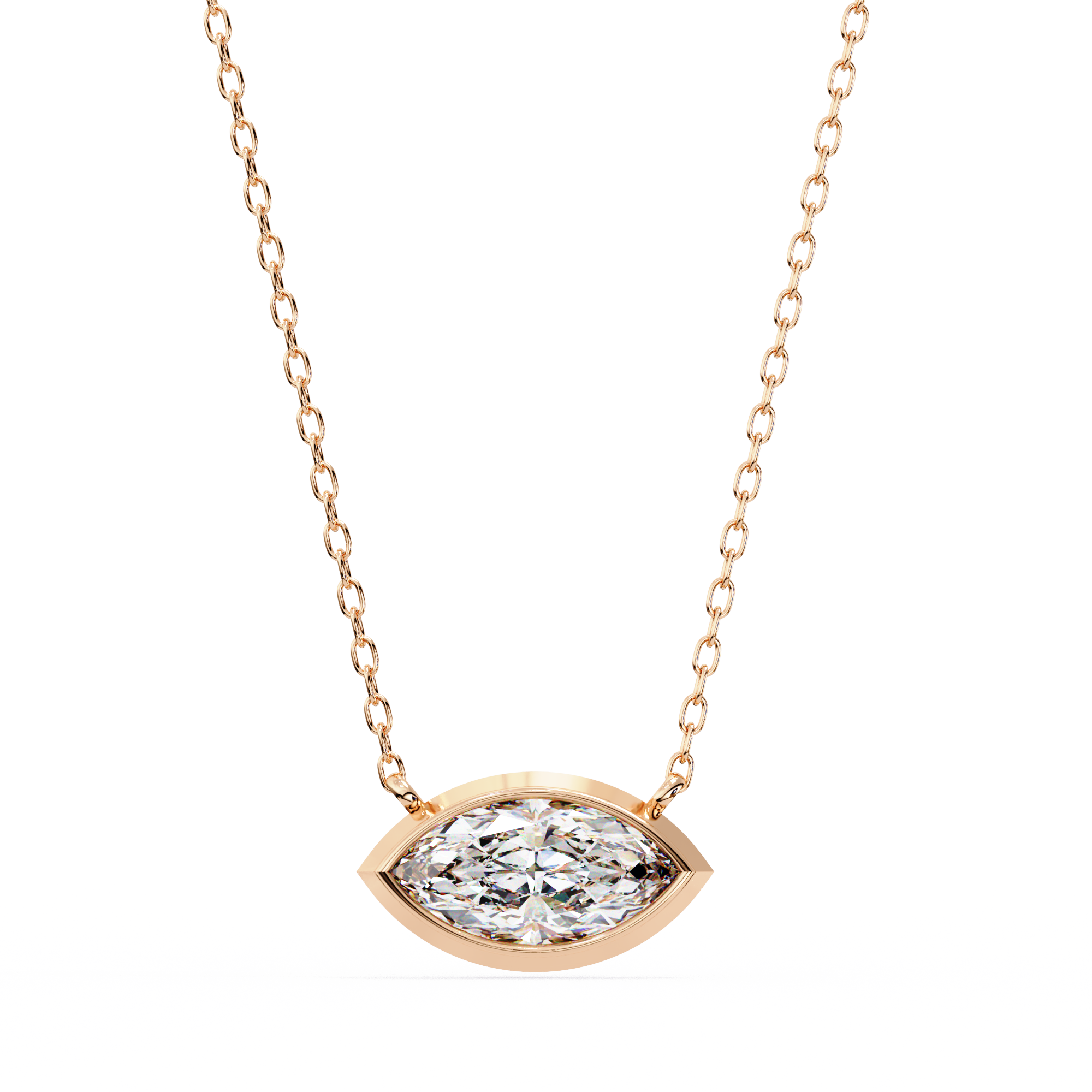 18k Gold  Pendant With Fabulous Lab Grown Diamond
