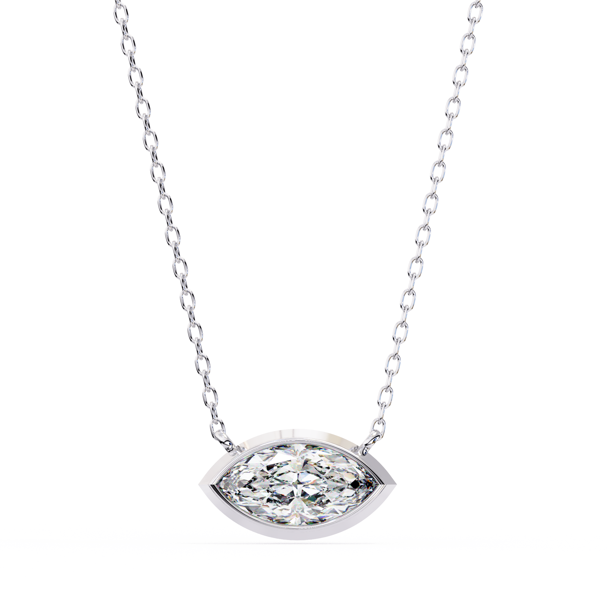 18k Gold  Pendant With Fabulous Lab Grown Diamond