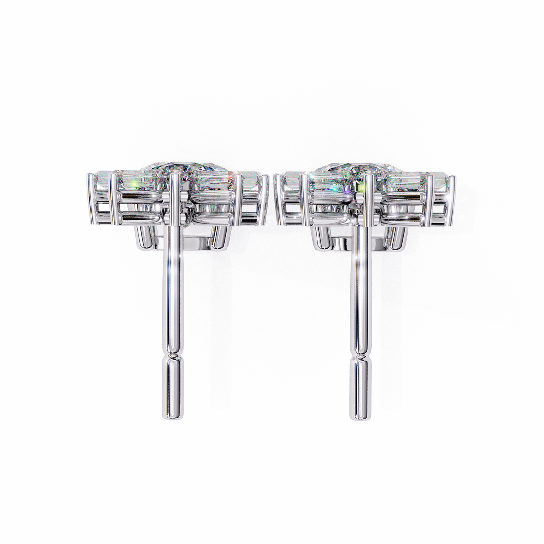Unique 18K GOLD EARRING WITH LAB-GROWN DIAMOND.