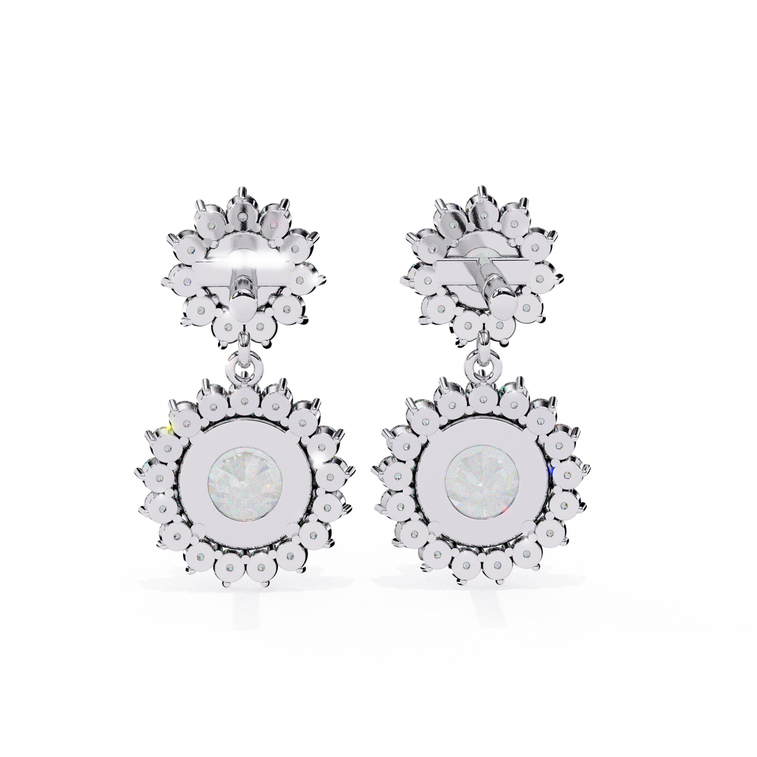 Unique 18K GOLD EARRING WITH LAB-GROWN DIAMOND.