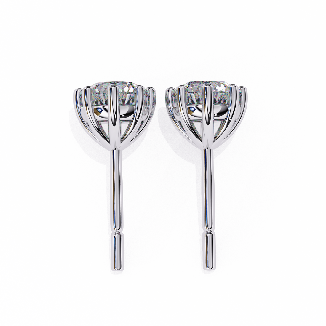 Unique 18K GOLD EARRING WITH LAB-GROWN DIAMOND.