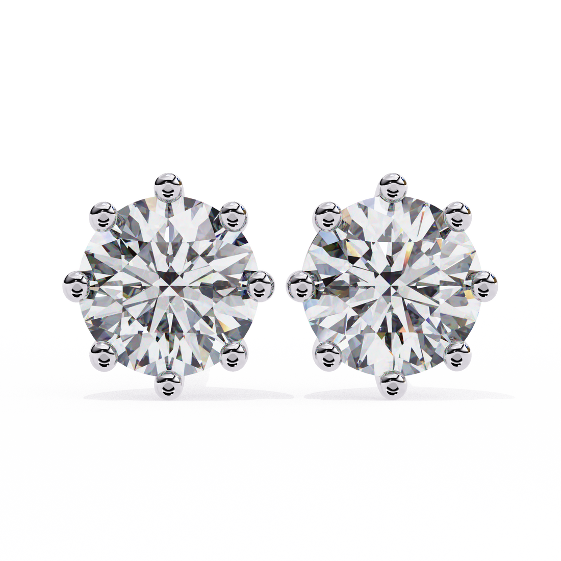 Unique 18K GOLD EARRING WITH LAB-GROWN DIAMOND.