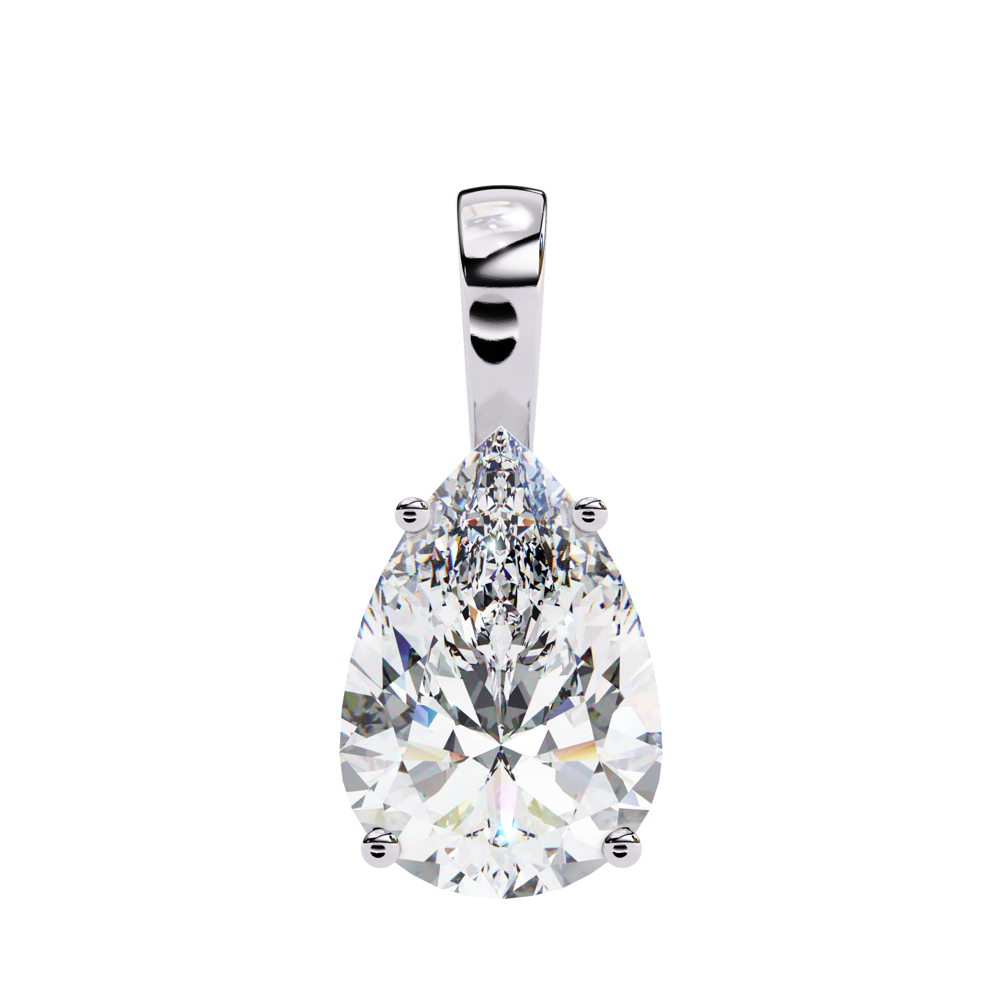 Pendant With Fabulous Lab Grown Diamond 18k Gold