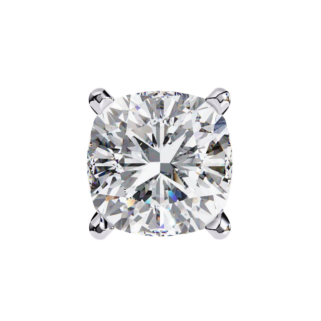 Beautiful 18K GOLD EARRING WITH LAB-GROWN DIAMOND.