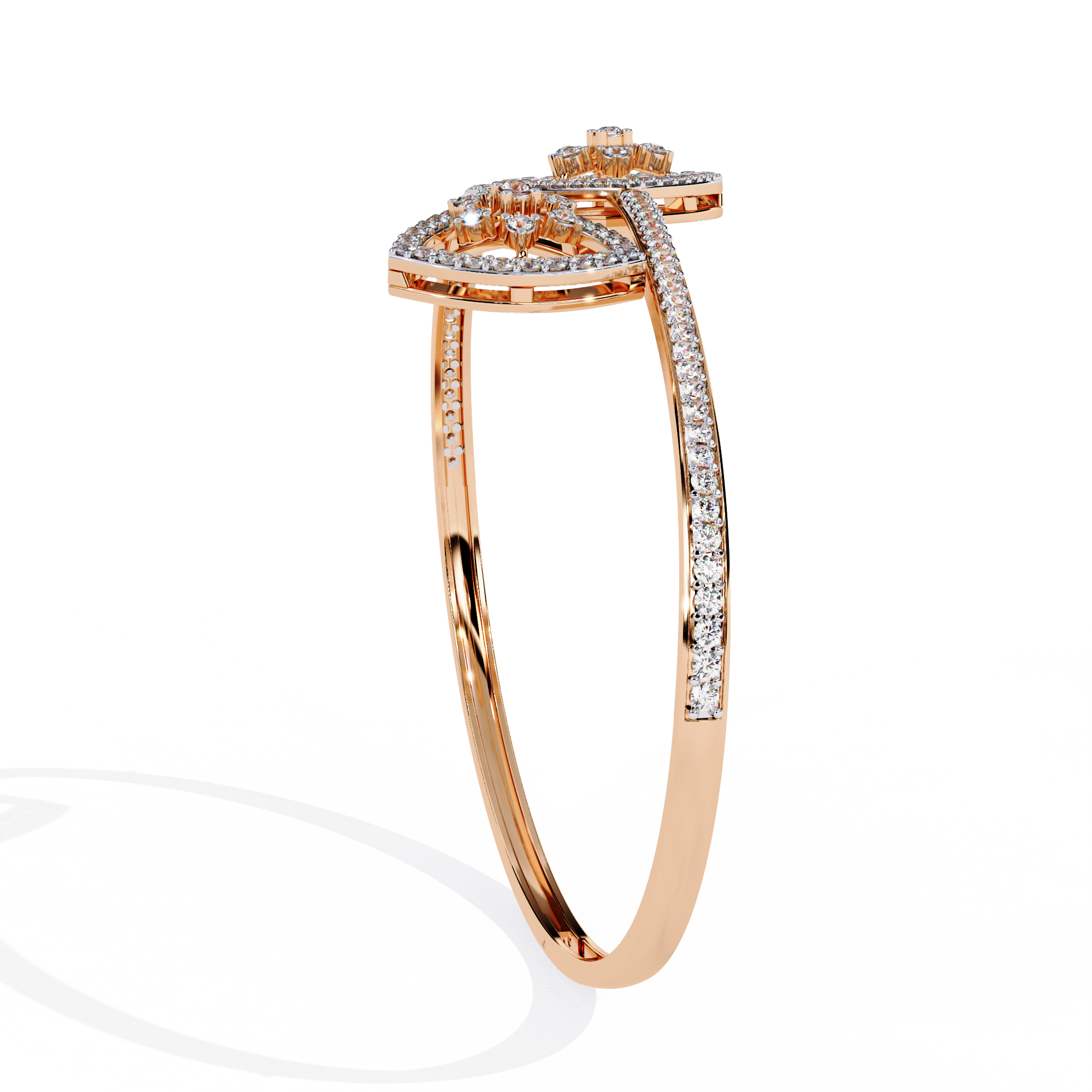 Fabulous  Bracelet With 18k Gold   Lab Grown Diamond.