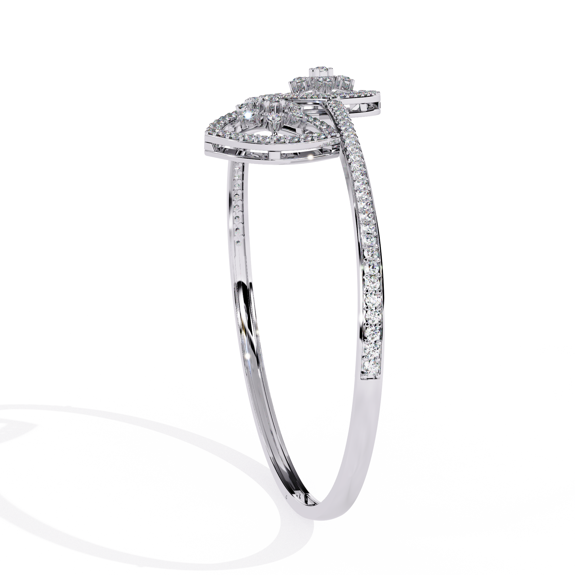 Fabulous  Bracelet With 18k Gold   Lab Grown Diamond.