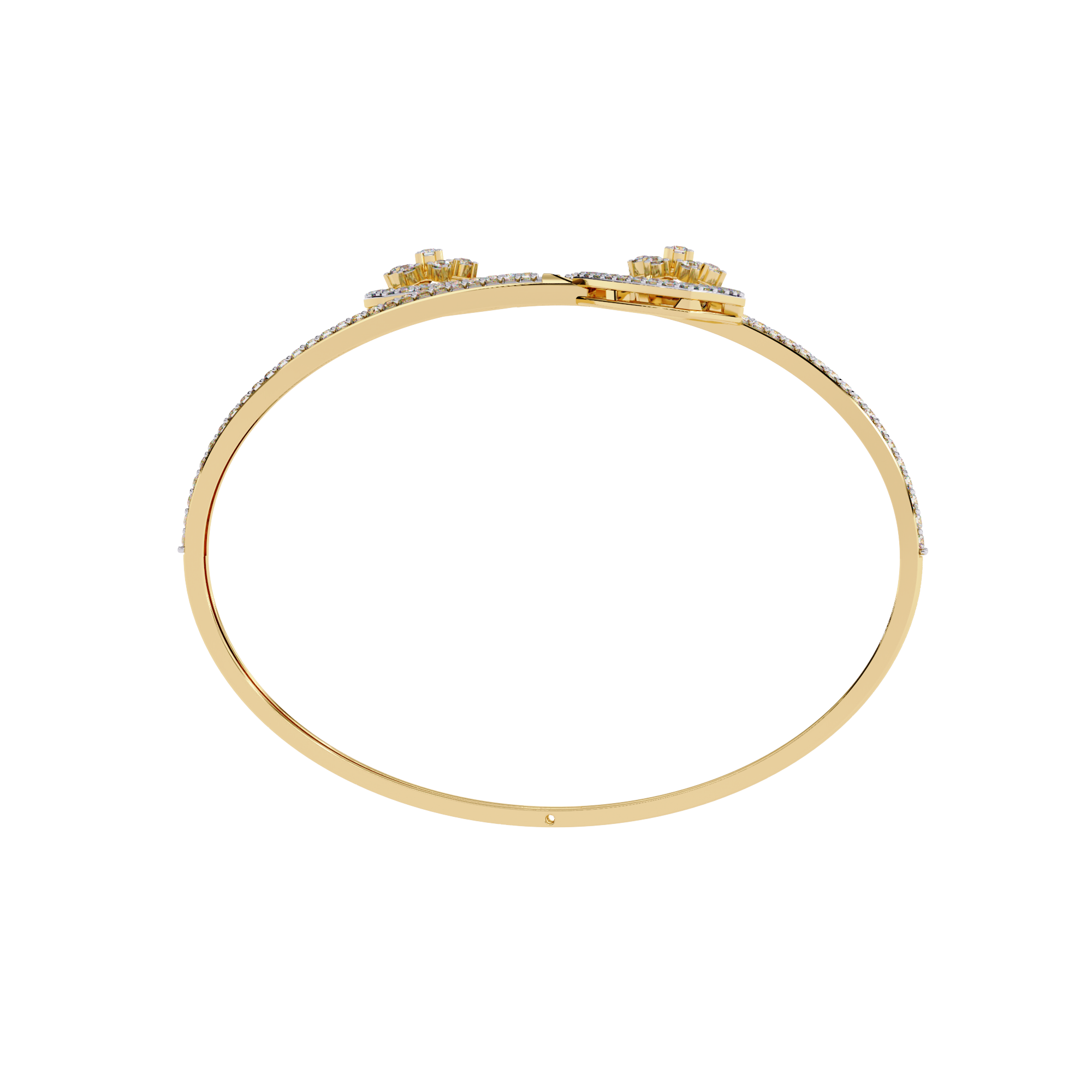Fabulous  Bracelet With 18k Gold   Lab Grown Diamond.