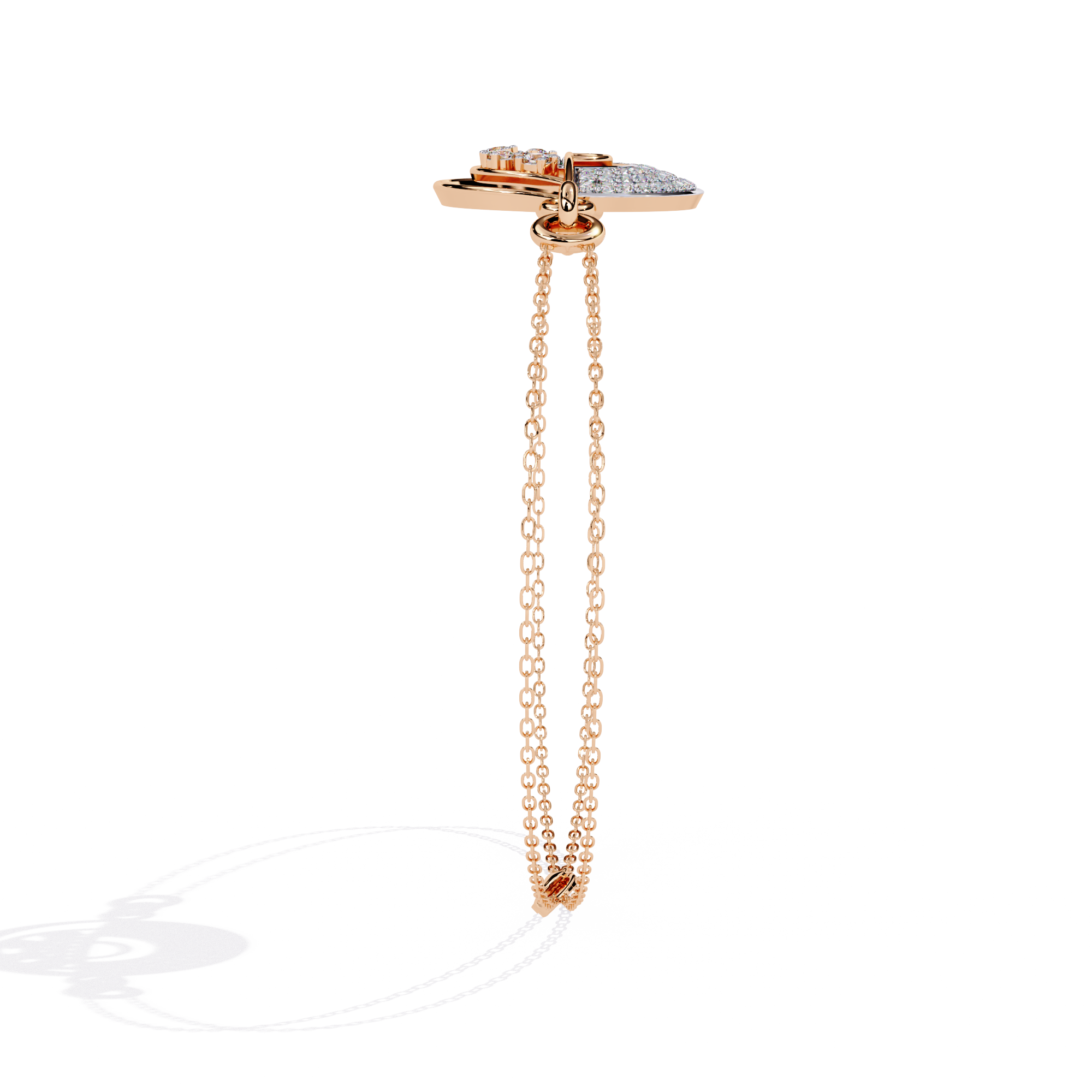 Fabulous  Bracelet With 18k Gold  Lab Grown Diamond.