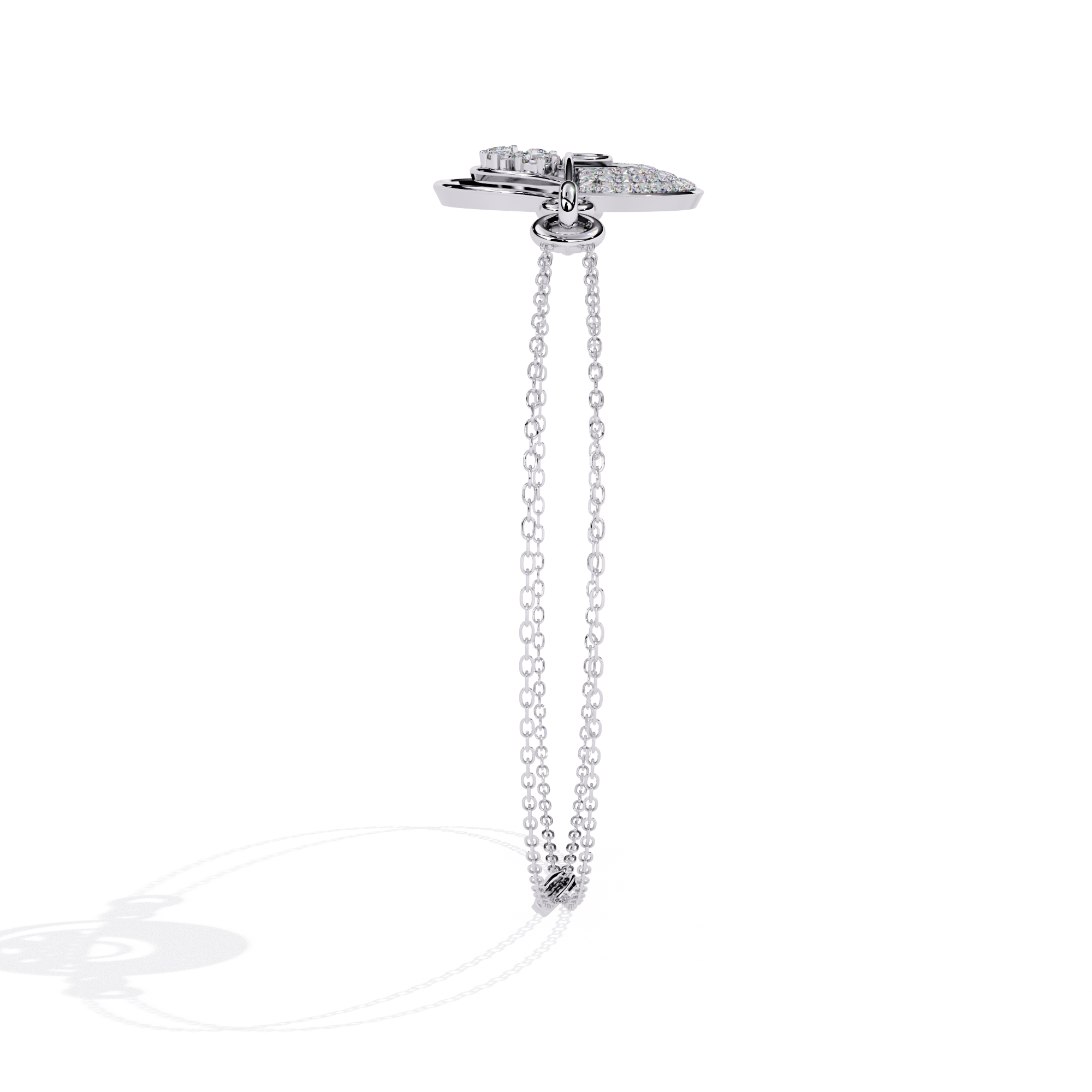 Fabulous  Bracelet With 18k Gold  Lab Grown Diamond.