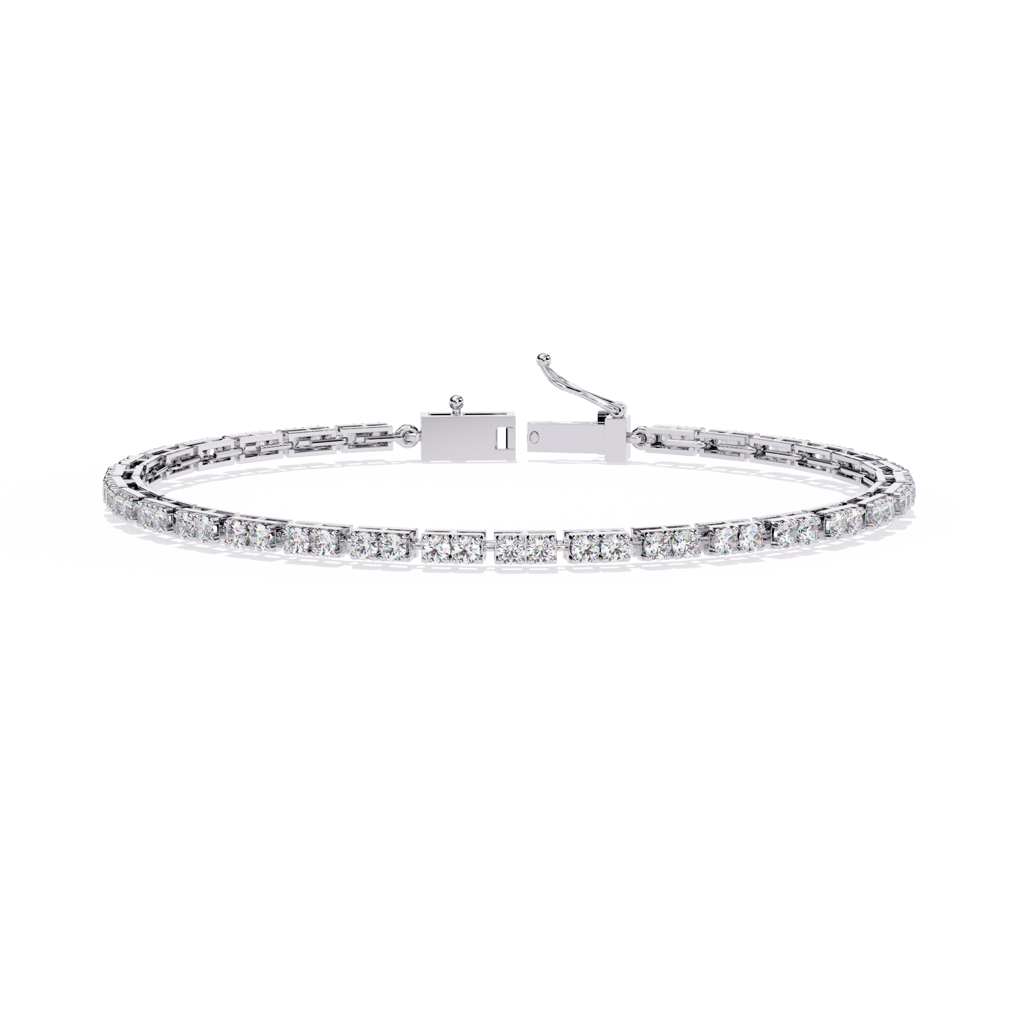 Fabulous  Bracelet With 18k Gold  Lab Grown Diamond.