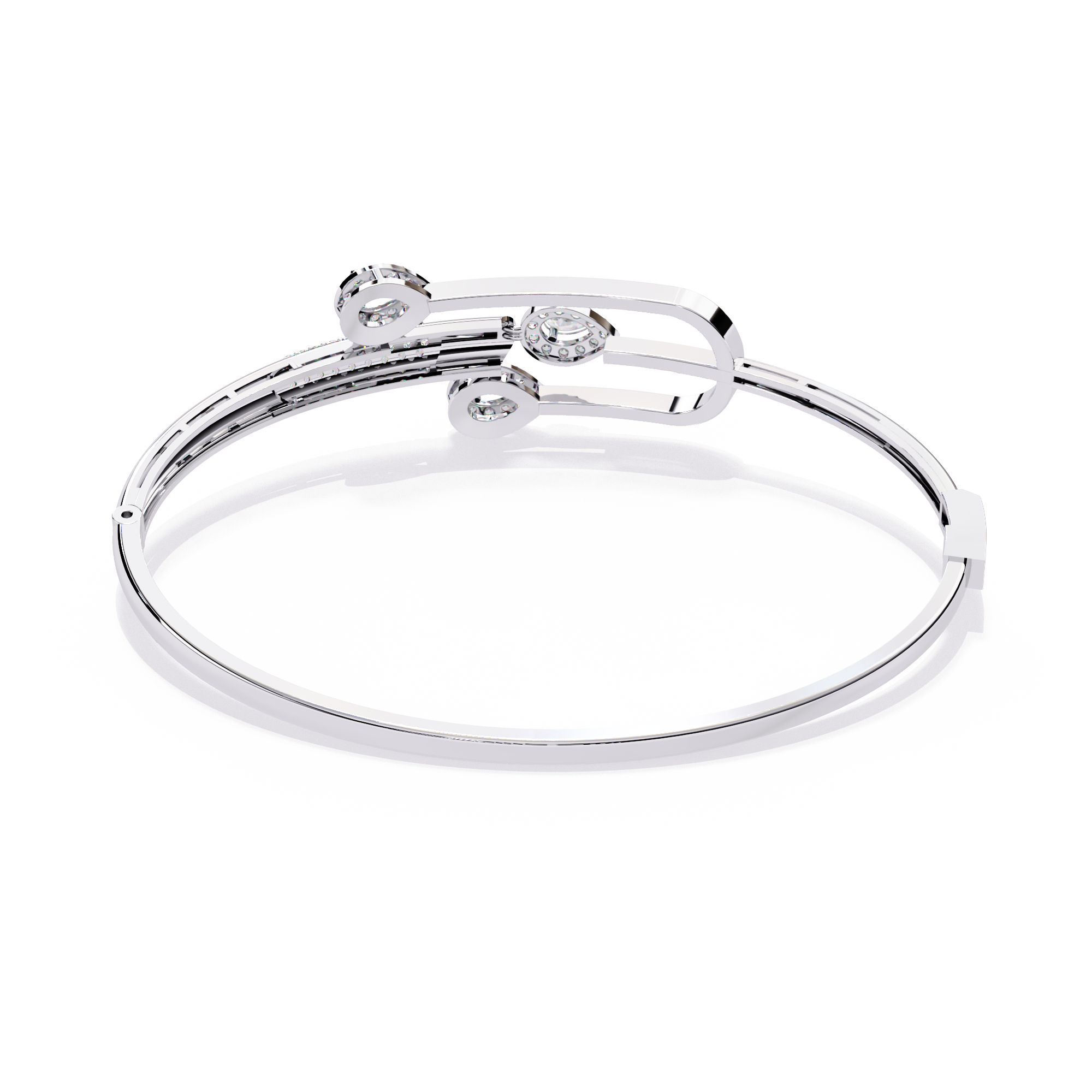 Fabulous  Bracelet With 18k Gold  Lab Grown Diamond.