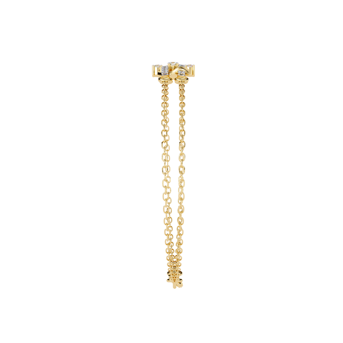 Fabulous  Bracelet With 18k Gold  Lab Grown Diamond.