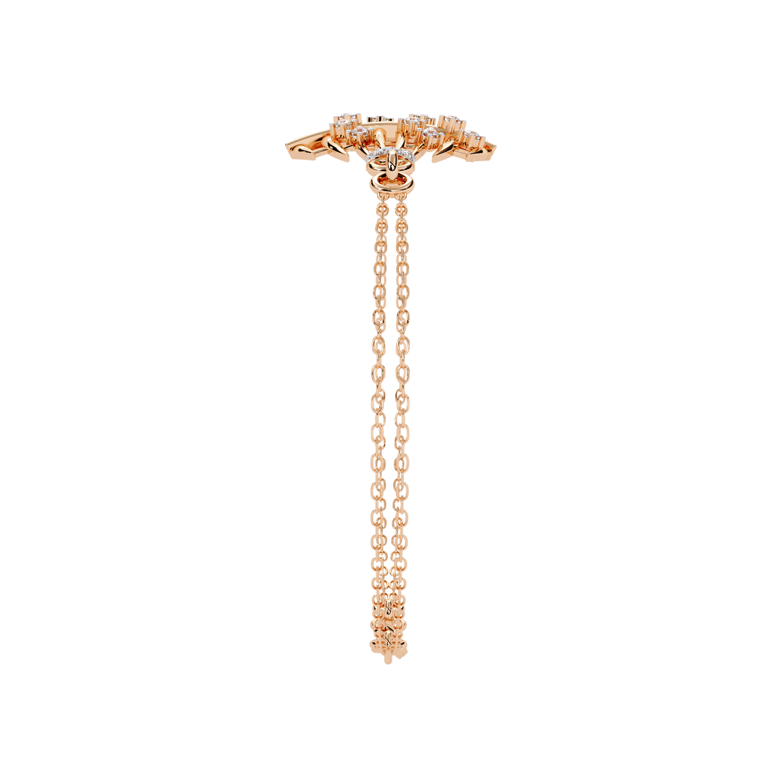 Fabulous  Bracelet With 18k Gold  Lab Grown Diamond.